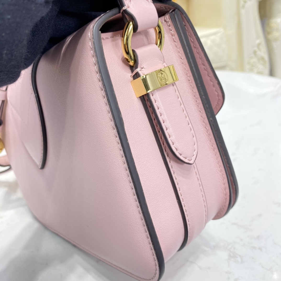 Louis Vuitton LV PONT 9 SOFT Smooth calfskin Shoudler Bag M57325 Himalaya Pink